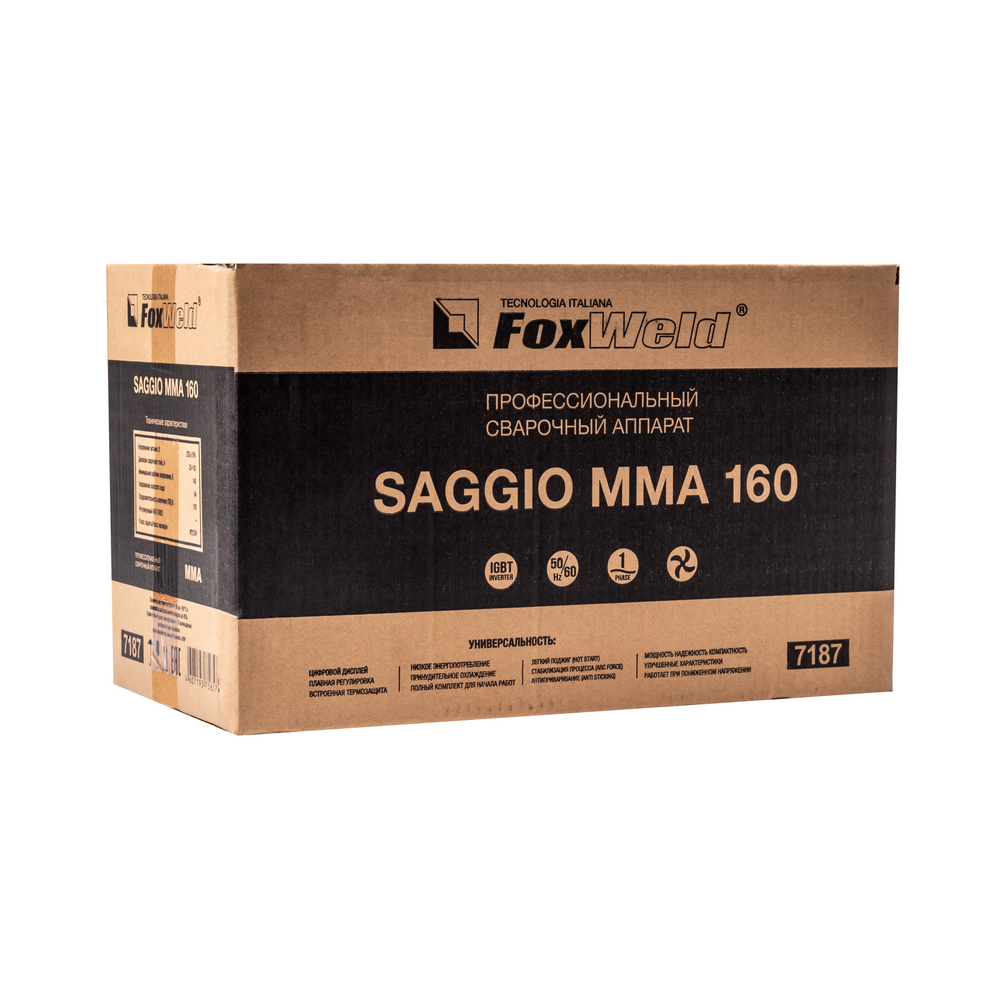 Инвертор Foxweld SAGGIO MMA 160 - фото от IWS24