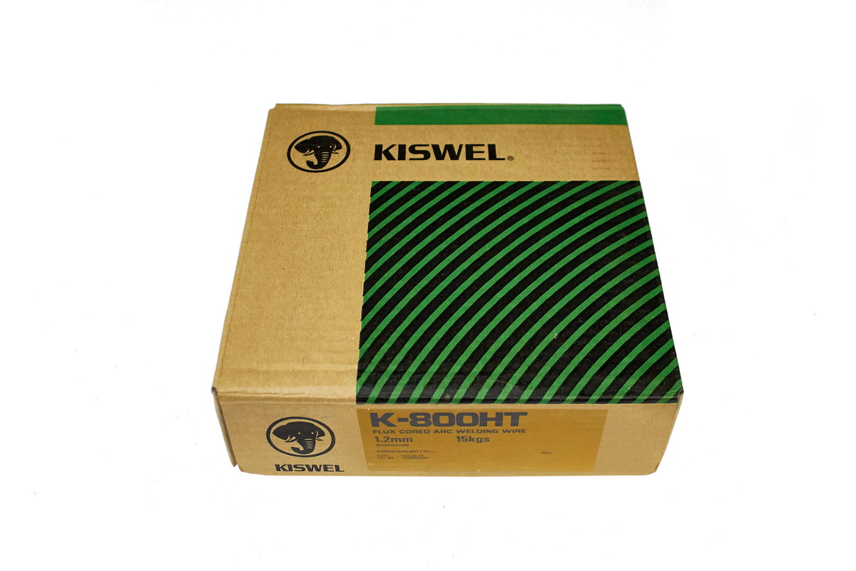Проволока Kiswel K-800HT d=1,2 (15кг) порошковая для наплавки - фото от IWS24