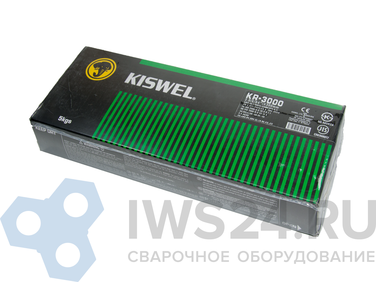 Электроды Kiswel KR-3000 (E6013) d=2,0мм (5кг) - фото от IWS24