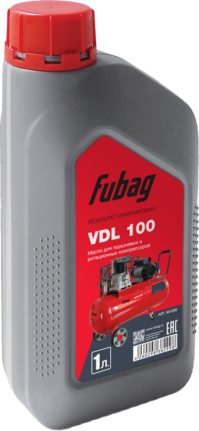 Масло для поршневых компрессоров FUBAG VDL 100 1л - фото от IWS24
