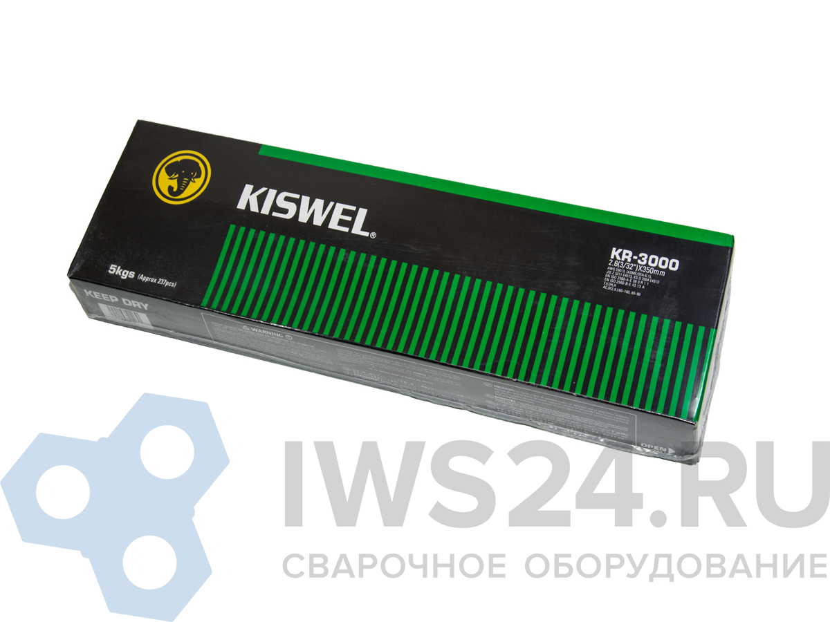 Электроды Kiswel KR-3000 (E6013) d=2,6мм (5кг) - фото от IWS24