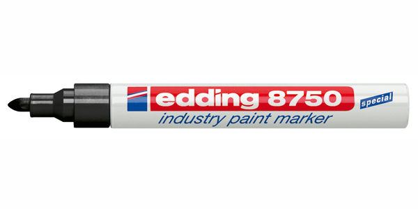 Маркер для промышл. графики Edding E-8750 черный (2-4мм) - фото от IWS24