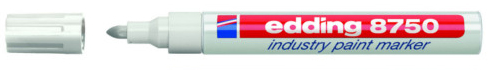 Маркер для промышл. графики Edding E-8750 белый (2-4мм) - фото от IWS24