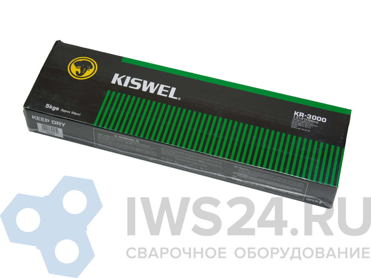 Электроды Kiswel KR-3000 (E6013) d=3,2мм (5кг) - фото от IWS24