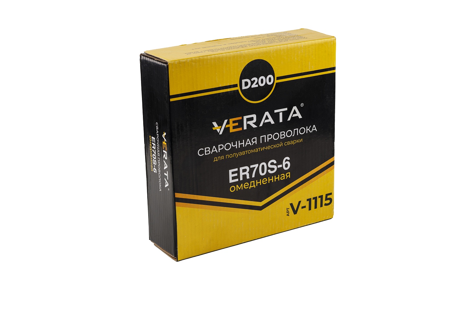 Проволока VERATA ER70S-6 d=1,0 (4,5кг) омедненная - фото от IWS24