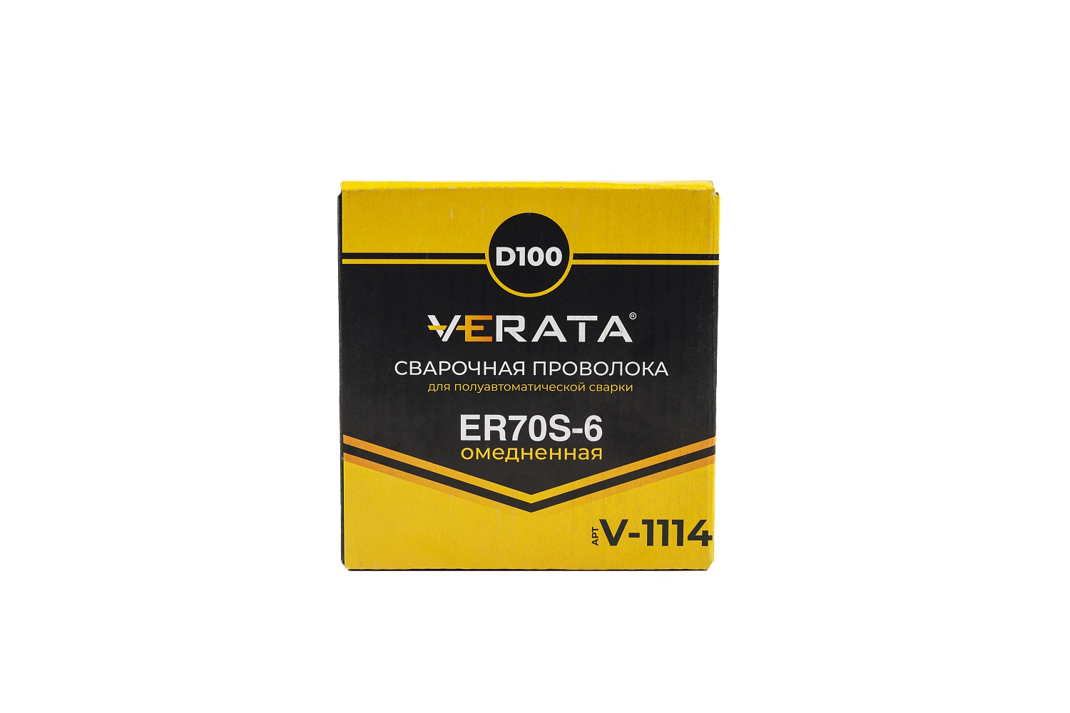 Проволока VERATA ER70S-6 d=1,0 (0,9кг) омедненная - фото от IWS24
